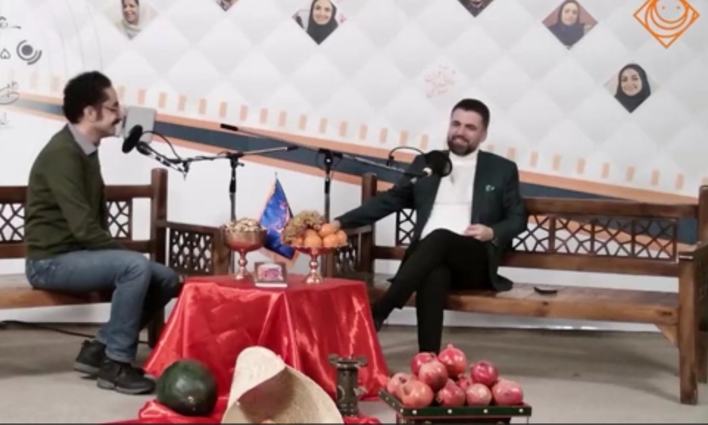 با ماهور افشار در برنامه رادیویی یلدا كنار